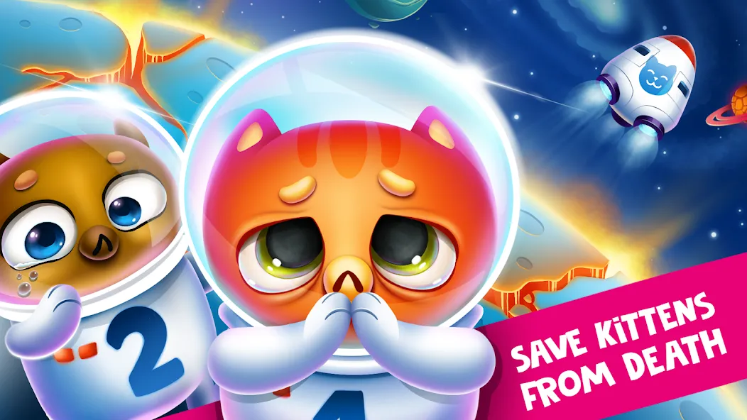 Space Cat Evolution: Kitty col [МОД Premium] APK Android Screenshot 1