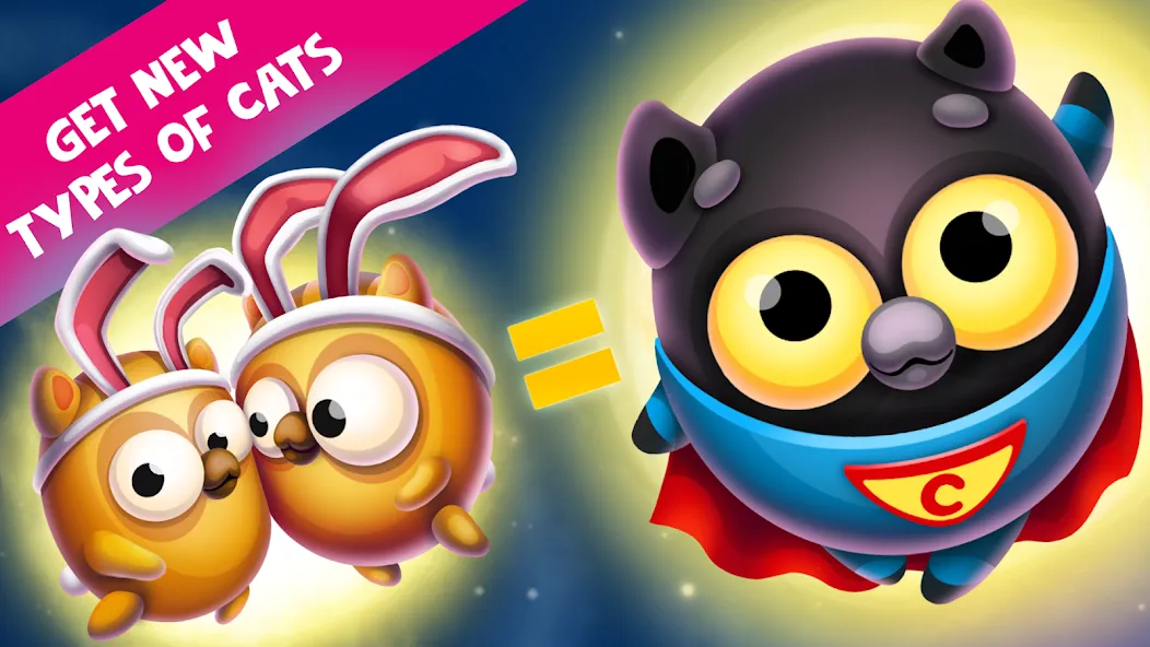 Space Cat Evolution: Kitty col [МОД Premium] APK Android Screenshot 5