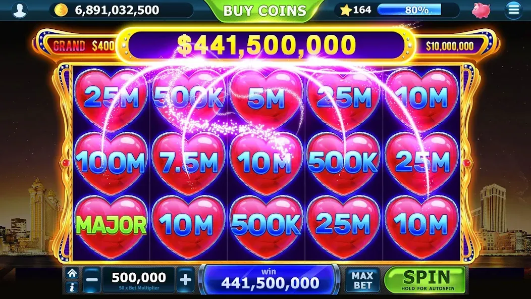Slots of Vegas (Слоты Вегаса) [МОД Все открыто] APK Android Screenshot 2