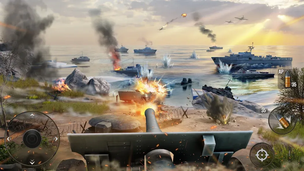 World of Artillery: Cannon War (Ворлд оф Артиллери) [МОД Premium] APK Android Screenshot 2