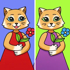 Find Differences: Cute Cats [МОД Бесконечные монеты] APK Android