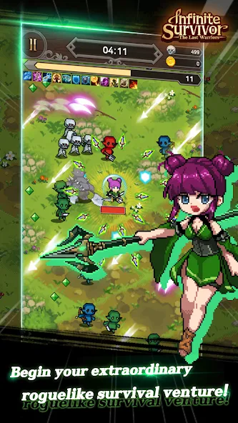 InfiniteSurvival:LastWarriors [МОД Mega Pack] APK Android Screenshot 3