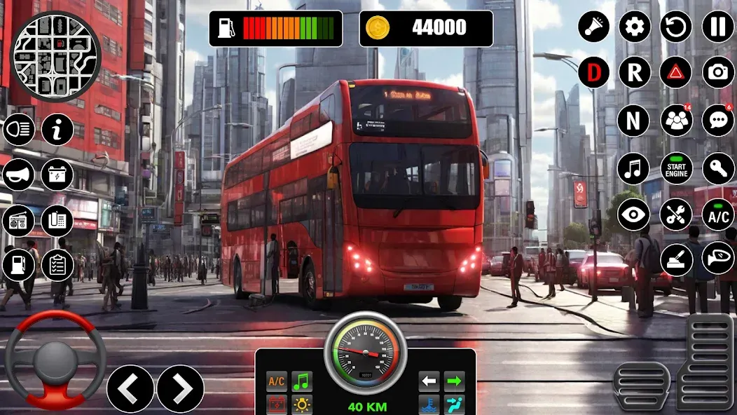 Bus Simulator 3D Bus Games (Городское автобусное симуляторение) [МОД Premium] APK Android Screenshot 4