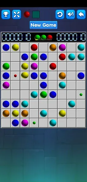 Lines 98 Classic - Color Lines [МОД Unlocked] APK Android Screenshot 2