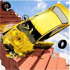 Beam Drive Crash Death Stair C (Бим Драйв Краш Дэт Стэр С) [МОД Много денег] APK Android