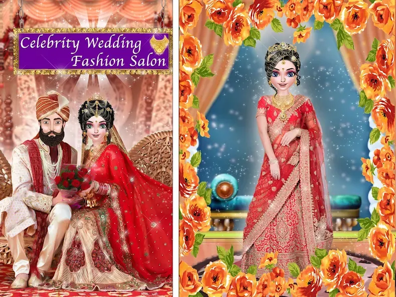 Celebrity Wedding Fashion fun (Селебрити свадебная мода весело) [МОД Premium] APK Android Screenshot 1