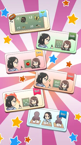 My Korean Teacher : Quiz [МОД Много денег] APK Android Screenshot 2