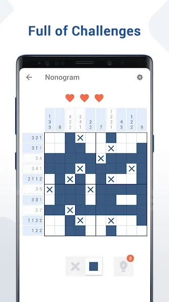 Nonogram - Fun Logic Puzzle (Нонограмма) [МОД Много денег] APK Android Screenshot 3