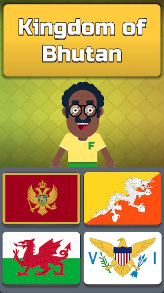 Geography: Flags Quiz Game [МОД Все открыто] APK Android Screenshot 3