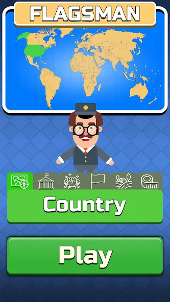 Geography: Flags Quiz Game [МОД Все открыто] APK Android Screenshot 5