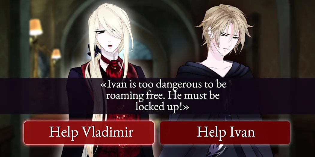 Moonlight Lovers: Vladimir - O (Мунлайт Лаверс) [МОД Бесконечные монеты] APK Android Screenshot 5