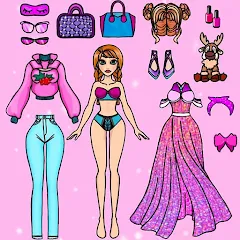 Doll Dress Up Makeup Girl Game (Чиби кукла одевает девушку игры) [МОД Бесконечные монеты] APK Android