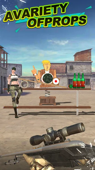 Gun Shooting Range [МОД Меню] APK Android Screenshot 1
