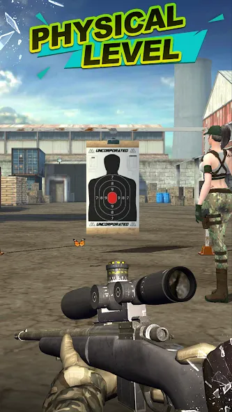 Gun Shooting Range [МОД Меню] APK Android Screenshot 2