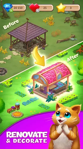 Tile Yard: Matching Game (Тайл Ярд) [МОД Mega Pack] APK Android Screenshot 5