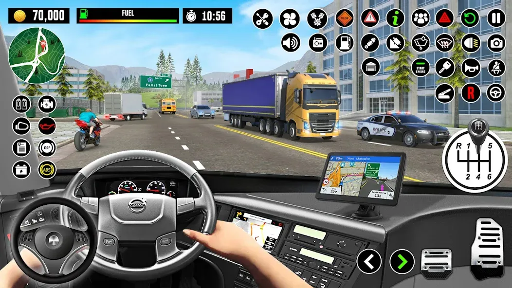 Bus Driving School : Bus Games [МОД Много денег] APK Android Screenshot 3