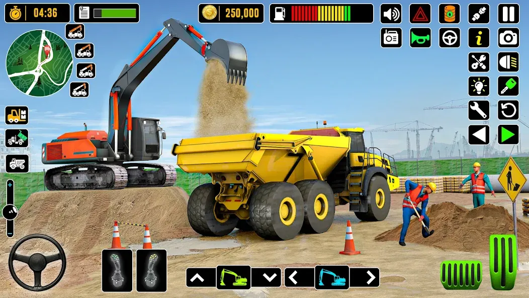 City Road Construction Games (Сити Роад Конструкшн Геймс) [МОД Все открыто] APK Android Screenshot 3