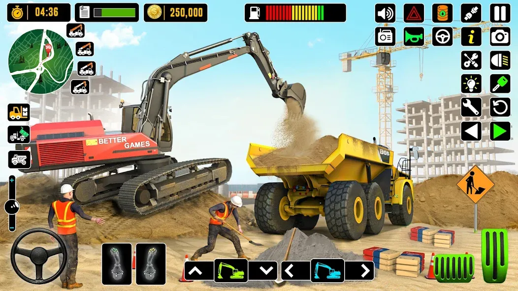 City Road Construction Games (Сити Роад Конструкшн Геймс) [МОД Все открыто] APK Android Screenshot 5