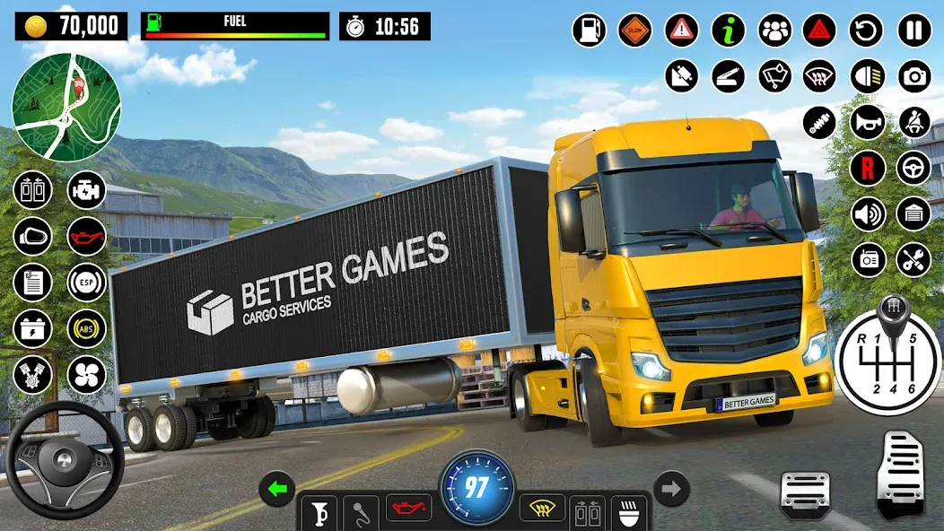 Truck Games - Driving School [МОД Mega Pack] APK Android Screenshot 1