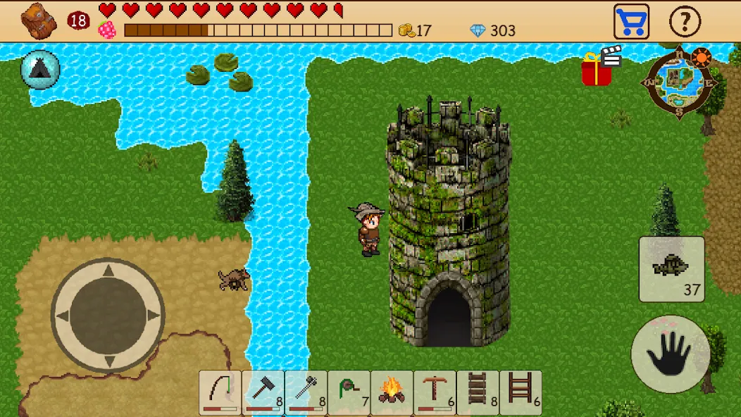 Survival RPG: Open World Pixel (Сурвайвл РПГ) [МОД Бесконечные монеты] APK Android Screenshot 3
