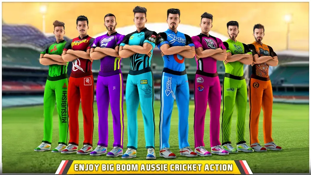Aussie T20 Cricket Game 2023 [МОД Меню] APK Android Screenshot 1