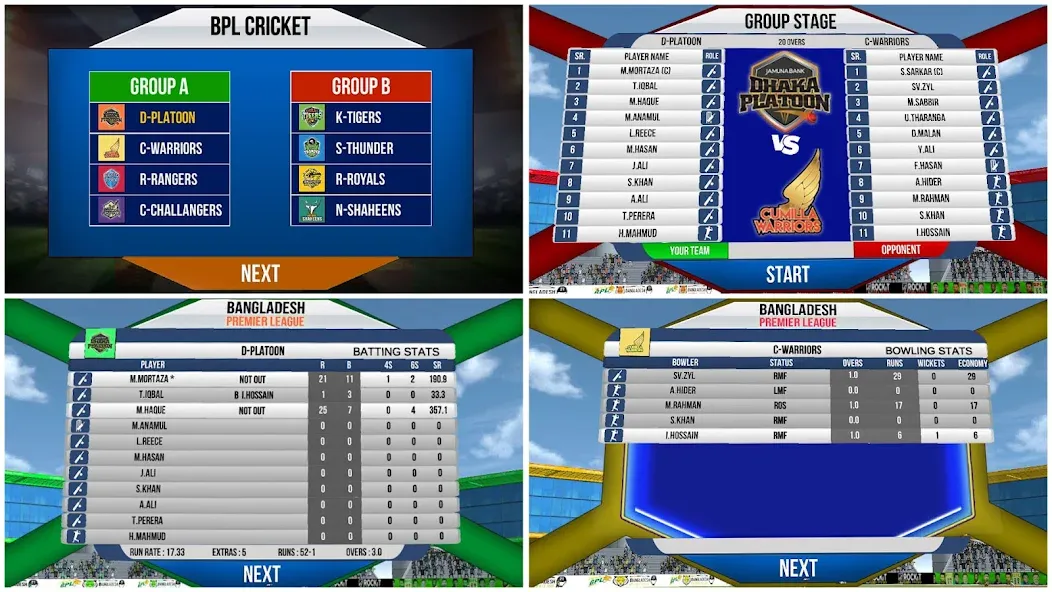 Bangladesh Cricket T20 Game (Бангладеш Крикет Лиг) [МОД Mega Pack] APK Android Screenshot 5
