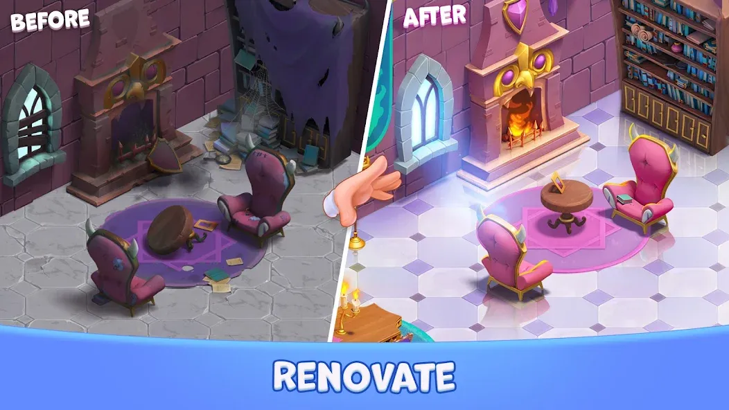 Lucy’s Ville: Fabulous Merge [МОД Все открыто] APK Android Screenshot 3