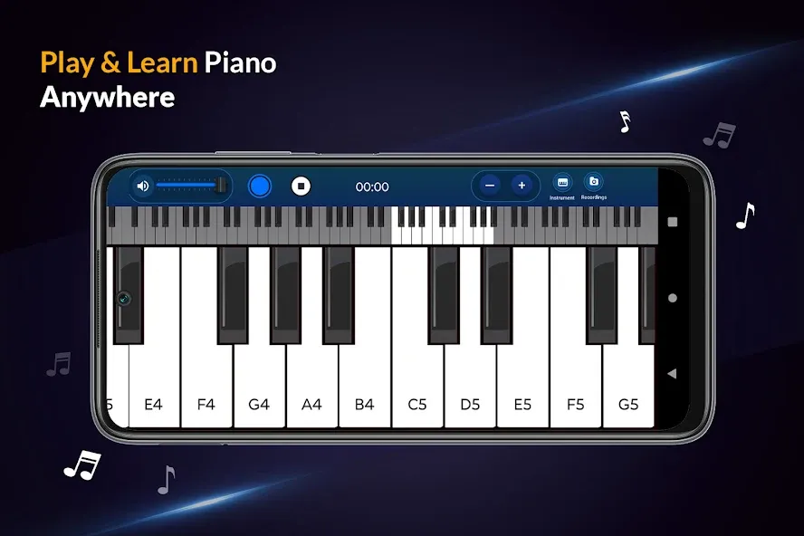Real Piano Keyboard [МОД Premium] APK Android Screenshot 1