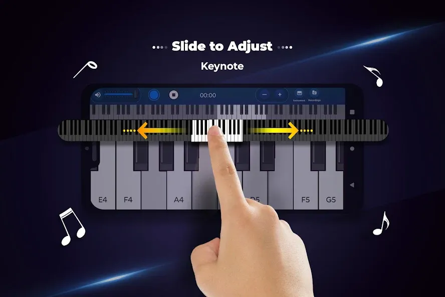 Real Piano Keyboard [МОД Premium] APK Android Screenshot 3