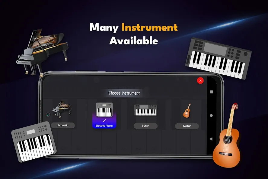Real Piano Keyboard [МОД Premium] APK Android Screenshot 5