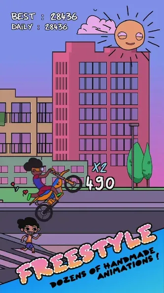 Summer Wheelie (Саммер Уили) [МОД Бесконечные монеты] APK Android Screenshot 3