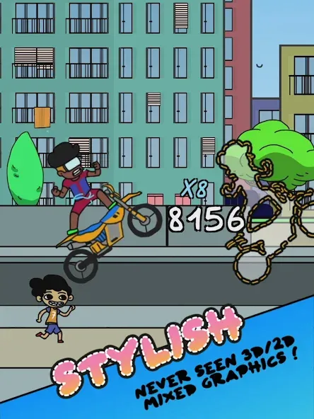 Summer Wheelie (Саммер Уили) [МОД Бесконечные монеты] APK Android Screenshot 5
