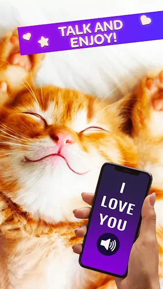 Cat Translator Pet Talk Meow [МОД Много денег] APK Android Screenshot 3