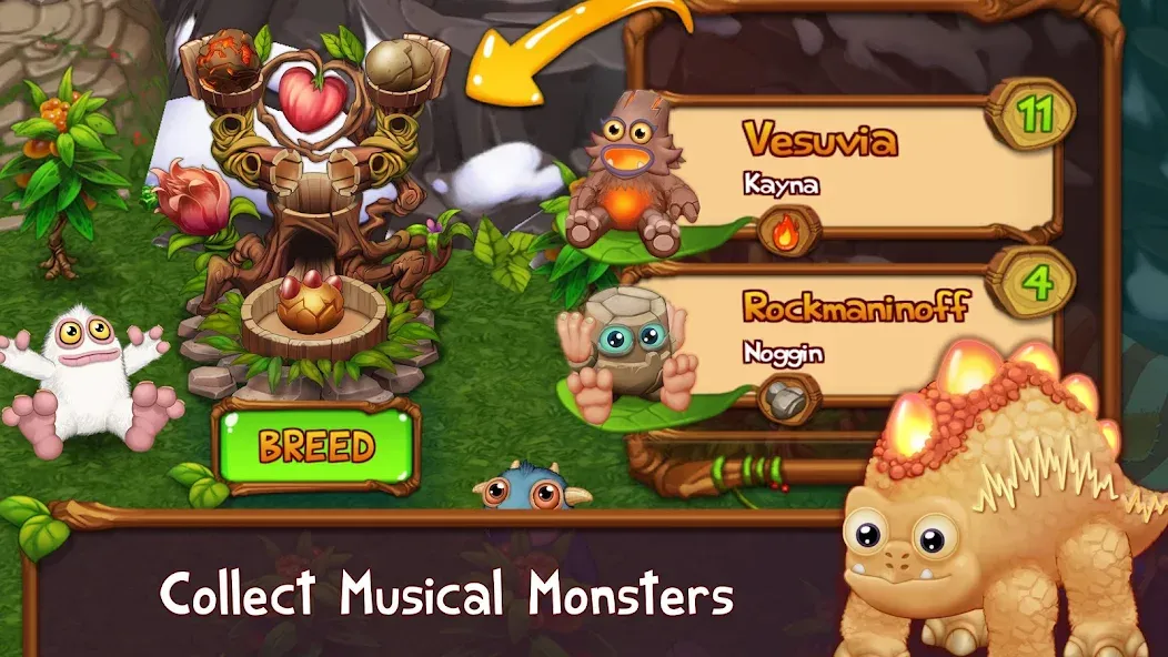 Singing Monsters: Dawn of Fire (Сингинг Монстерс) [МОД Меню] APK Android Screenshot 1