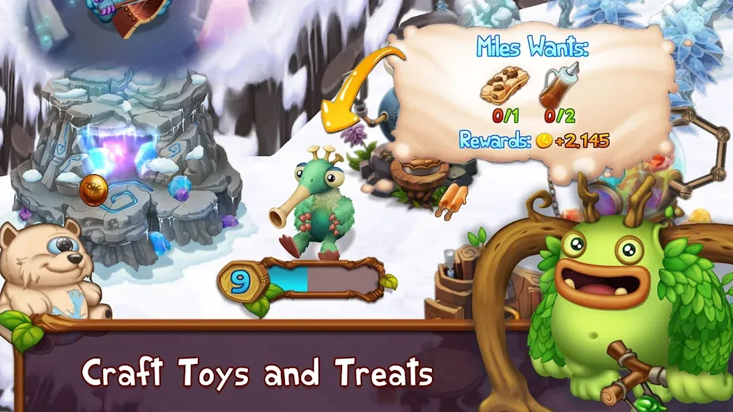 Singing Monsters: Dawn of Fire (Сингинг Монстерс) [МОД Меню] APK Android Screenshot 2