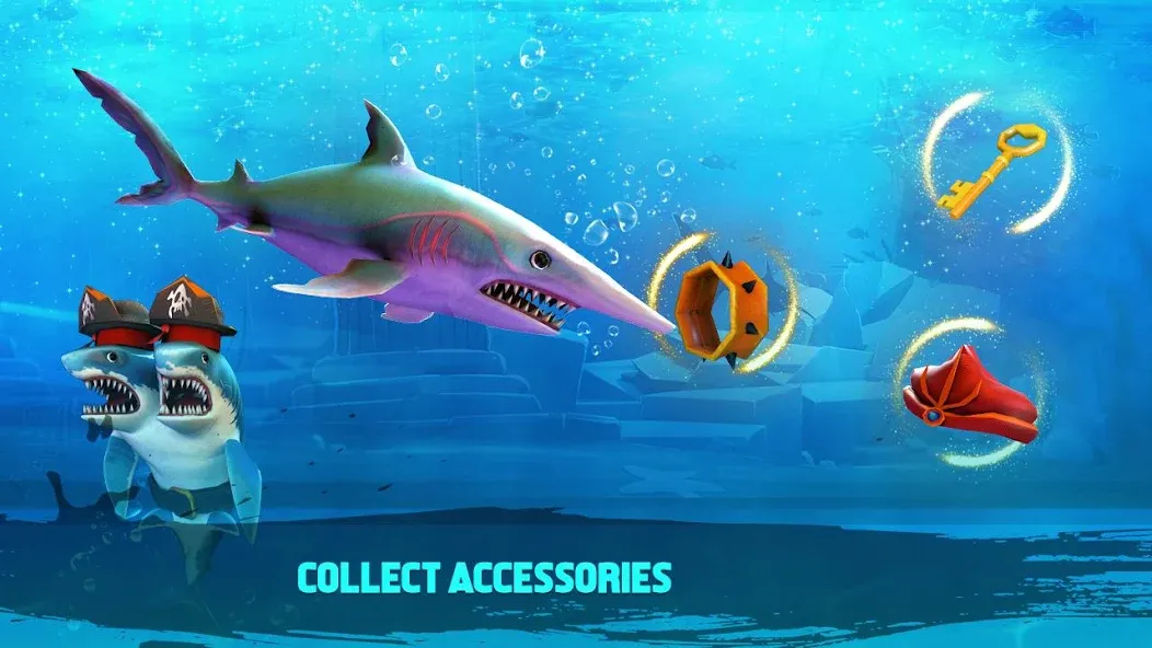 Double Head Shark Attack PVP [МОД Все открыто] APK Android Screenshot 3