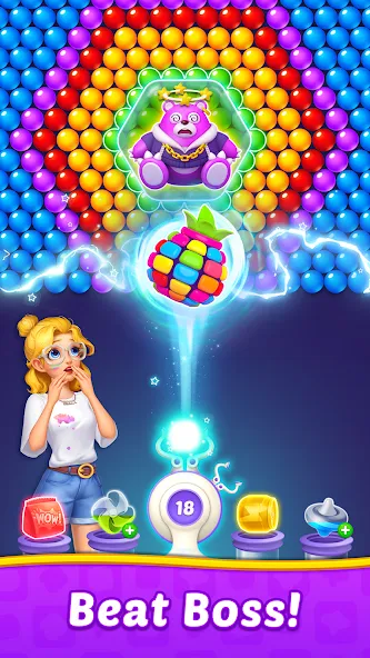 Bubble Shooter Home [МОД Бесконечные монеты] APK Android Screenshot 3