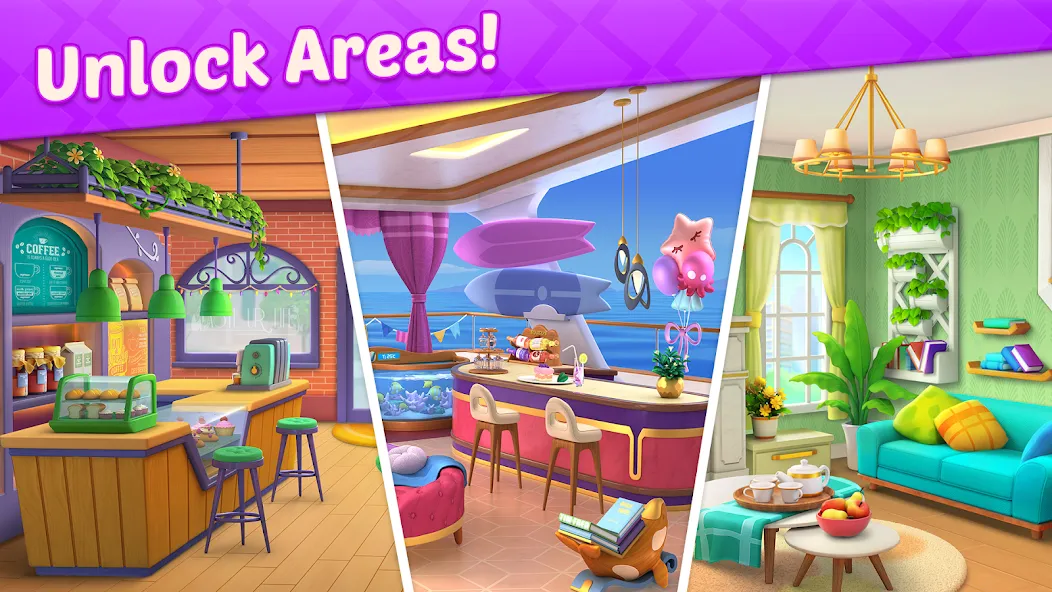 Design Diary - Match 3 & Home [МОД Premium] APK Android Screenshot 4