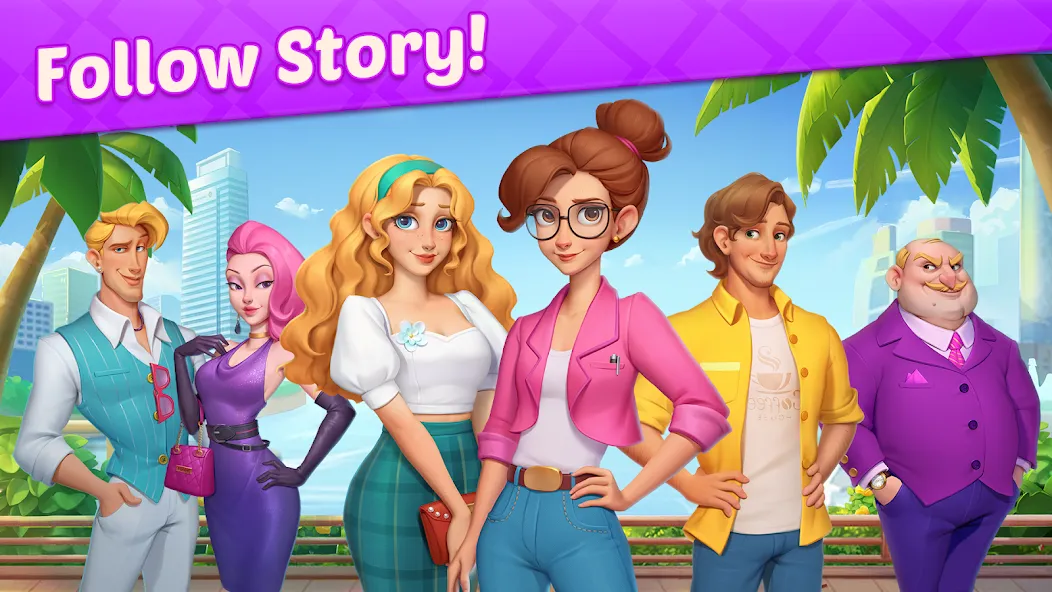 Design Diary - Match 3 & Home [МОД Premium] APK Android Screenshot 5