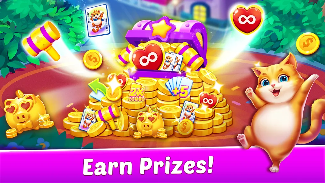 Solitaire Tripeaks Diary [МОД Mega Pack] APK Android Screenshot 3