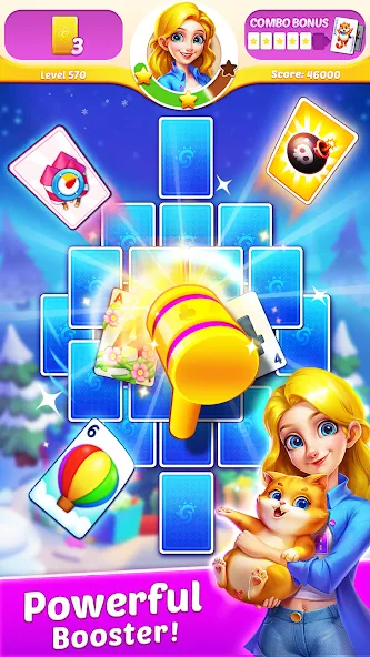 Solitaire Tripeaks Diary [МОД Mega Pack] APK Android Screenshot 5