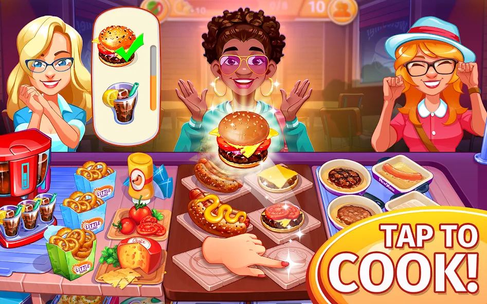 Cooking Craze: Restaurant Game [МОД Много денег] APK Android Screenshot 1
