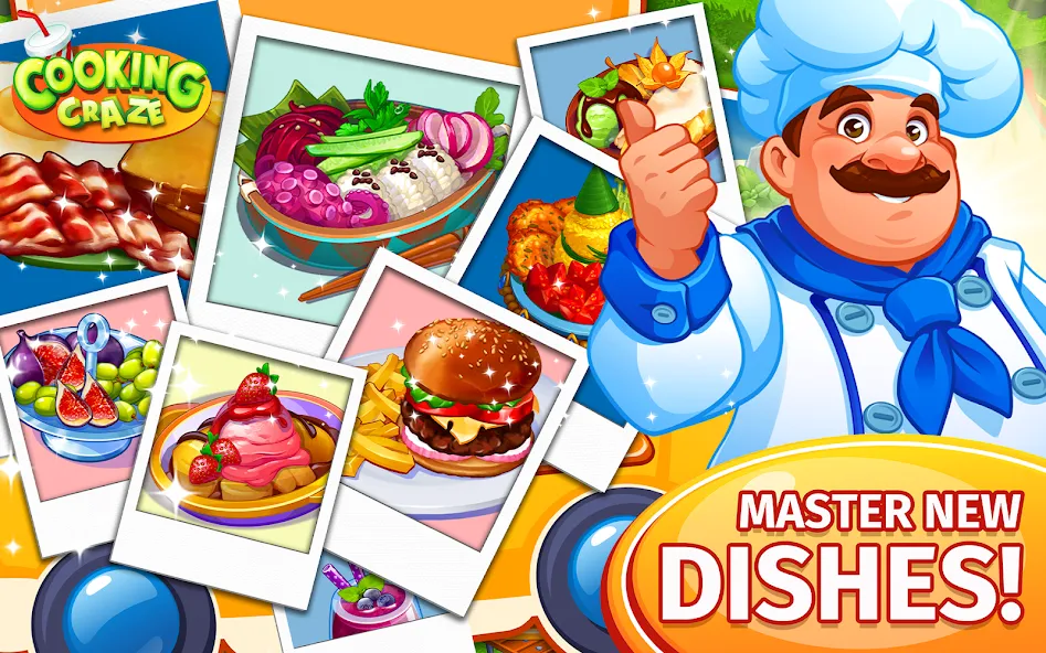 Cooking Craze: Restaurant Game [МОД Много денег] APK Android Screenshot 5