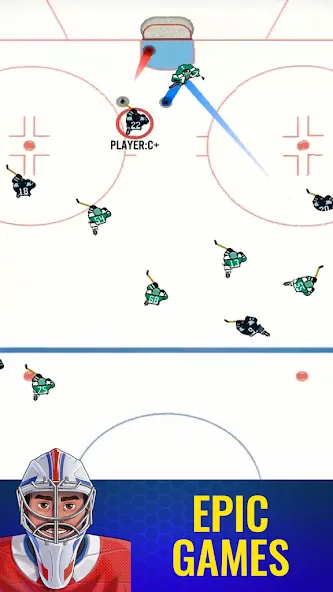 Superstar Hockey (уперстар Хоккей) [МОД Бесконечные монеты] APK Android Screenshot 2