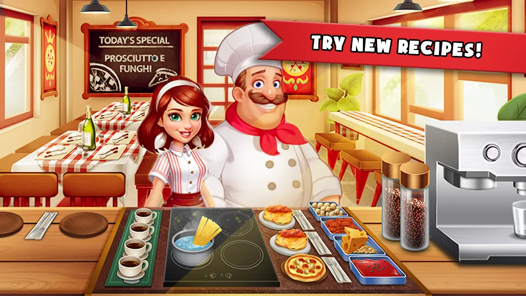 Cooking Madness: A Chef's Game [МОД Много денег] APK Android Screenshot 1