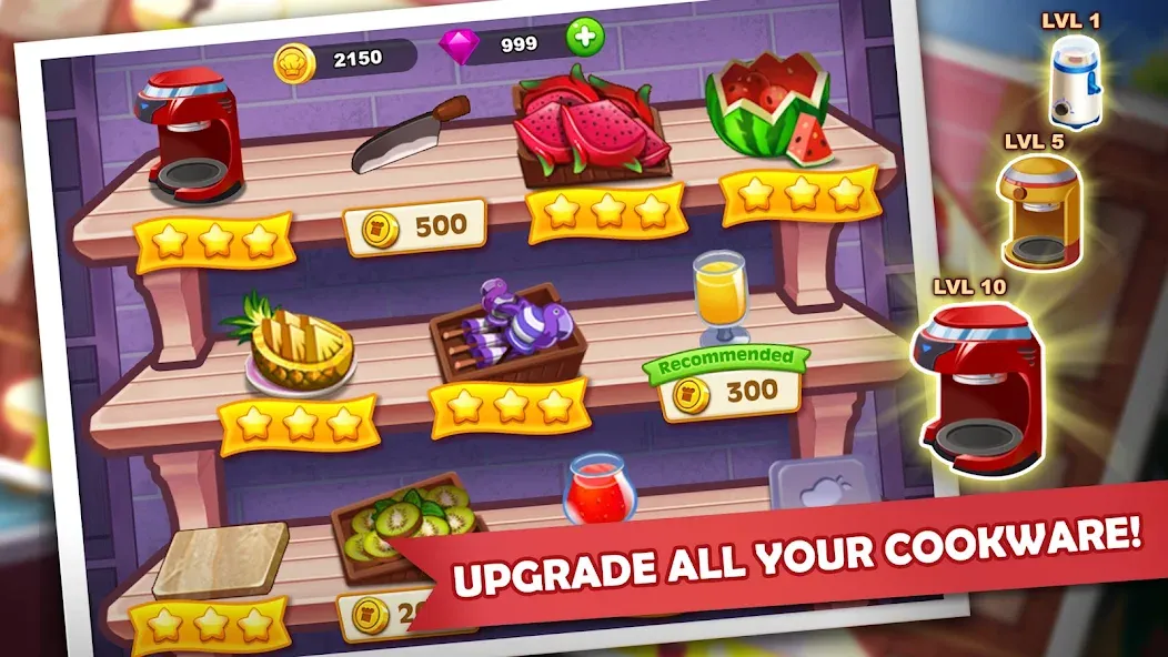 Cooking Madness: A Chef's Game [МОД Много денег] APK Android Screenshot 4