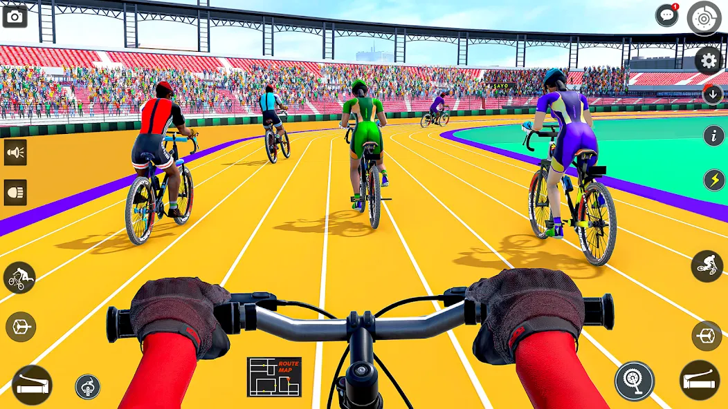 BMX Cycle Race 3d Cycle Games (гонка на велосипедах 3D игры на велосипеде) [МОД Меню] APK Android Screenshot 1