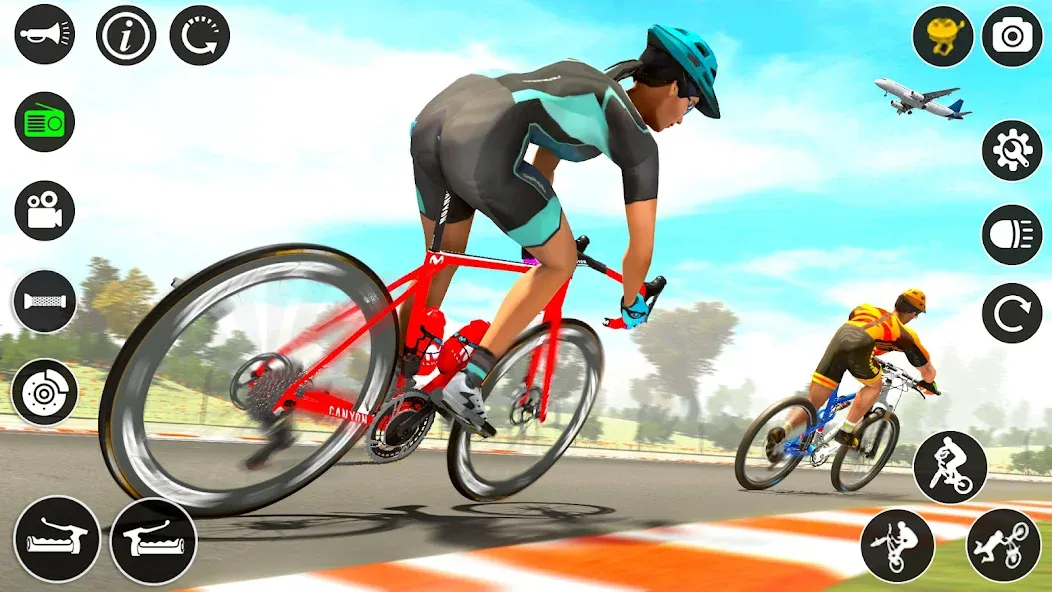 BMX Cycle Race 3d Cycle Games (гонка на велосипедах 3D игры на велосипеде) [МОД Меню] APK Android Screenshot 5