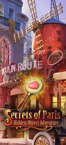 Paris Secrets Hidden Objects [МОД Все открыто] APK Android Screenshot 1