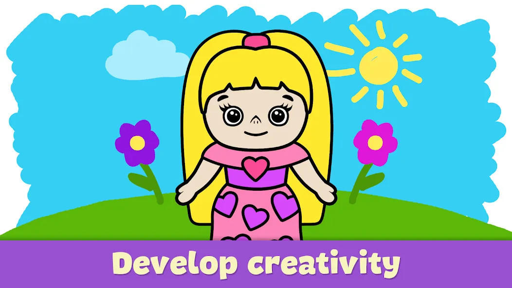 Coloring Book - Games for Kids [МОД Premium] APK Android Screenshot 3